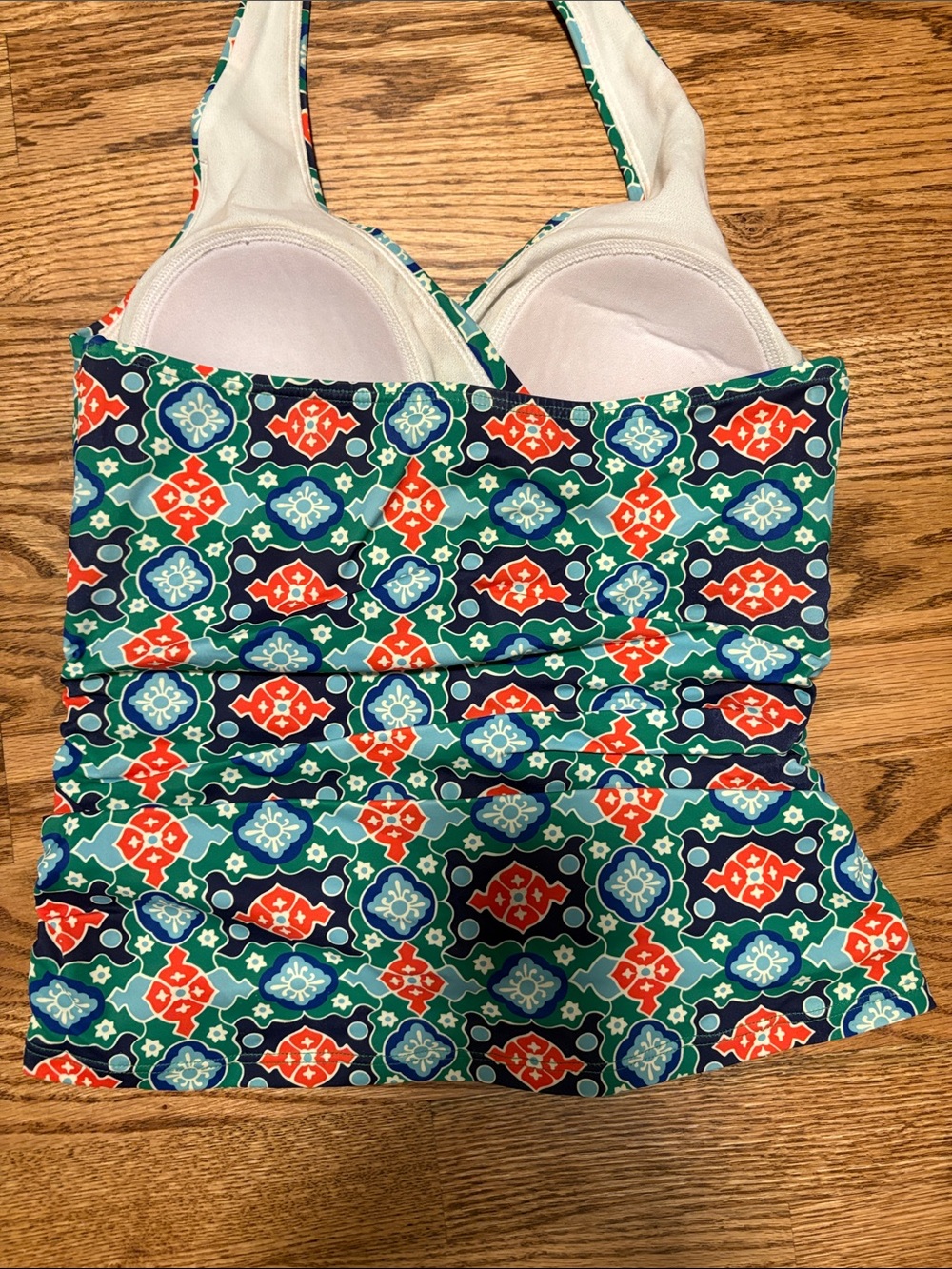 Boden Floral Halter Tankini Top - Picture 2 of 3